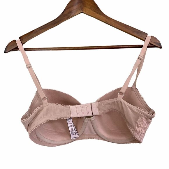 Victoria's Secret Women's Pink Dream Angels Lined Demi Lace Bra Size 34DD - Picture 8 of 8